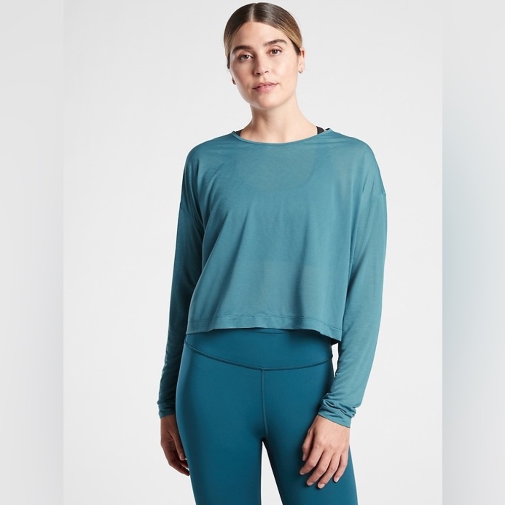 Athleta Vapor Long Sleeve Top size Large